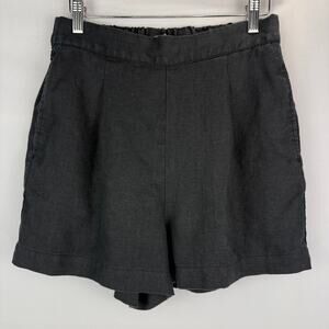 Madewell Clean Pull-On Shorts in 100% Linen Size S